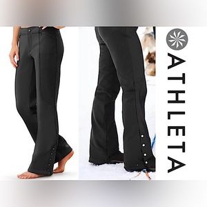 Athleta Snow Cruiser Fleece Lined Pants 😍 Black LIKE NEW! 6